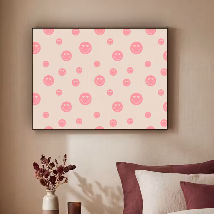 Art Frame - Smiley - Hart - Ogen - Patroon — 2