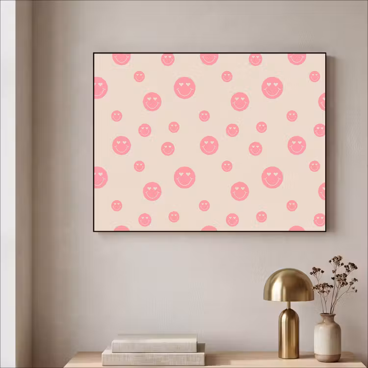 Art Frame - Smiley - Hart - Ogen - Patroon — 3