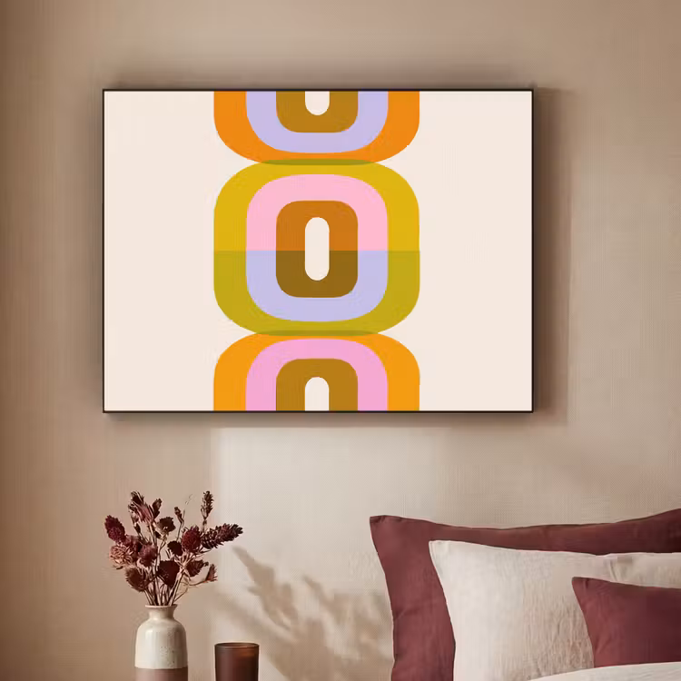 Art Frame - Stapel - Vormen - Geblokt - Oranje — 2