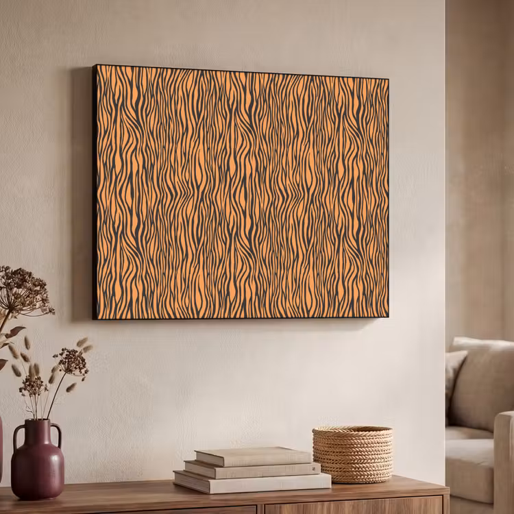 Art Frame - Tijger - Oranje - Patroon - Strepen — 4