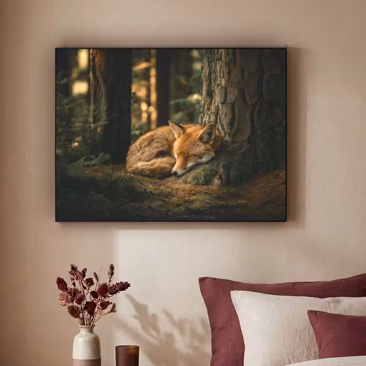 Art Frame - Vos - Bos - Slapen — 2