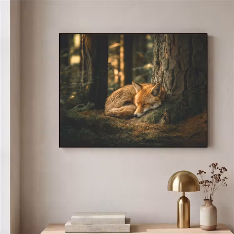 Art Frame - Vos - Bos - Slapen — 3