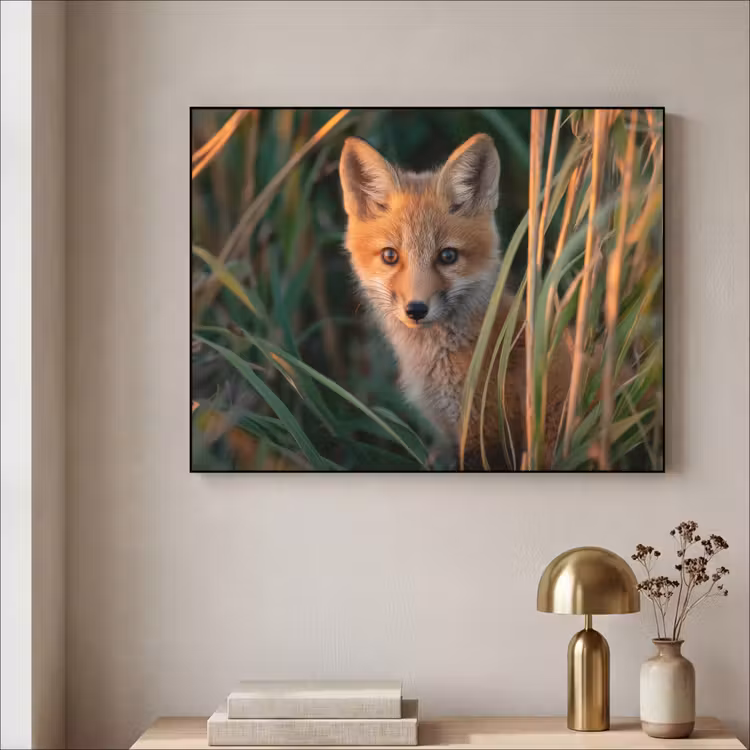 Art Frame - Vos - Oranje - Gras — 3