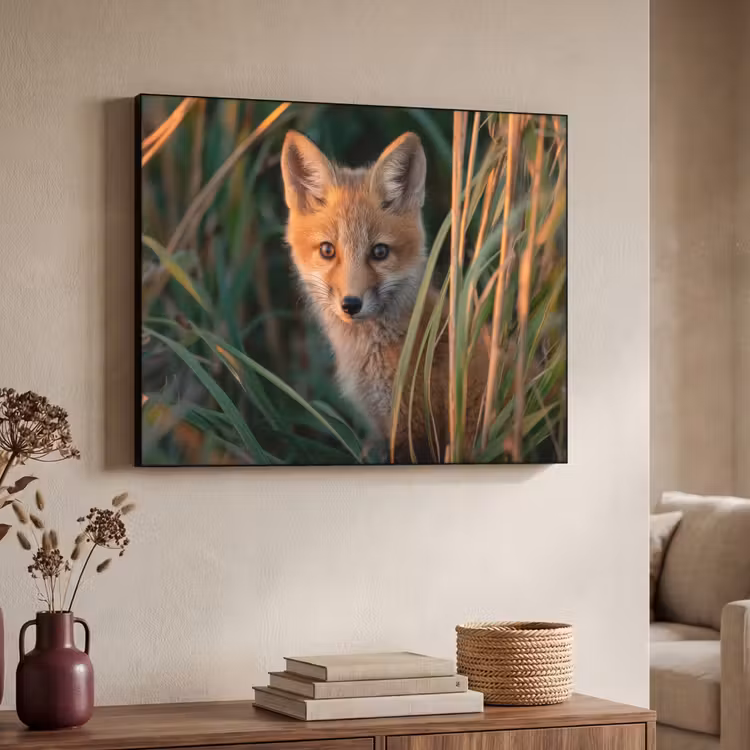 Art Frame - Vos - Oranje - Gras — 4