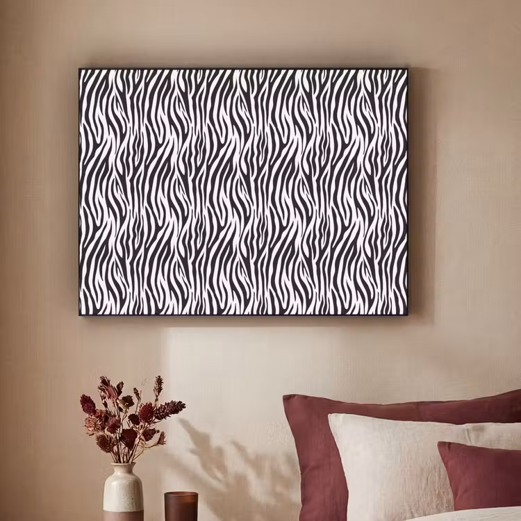 Art Frame - Zwart - Wit - Zebra - Patroon — 2
