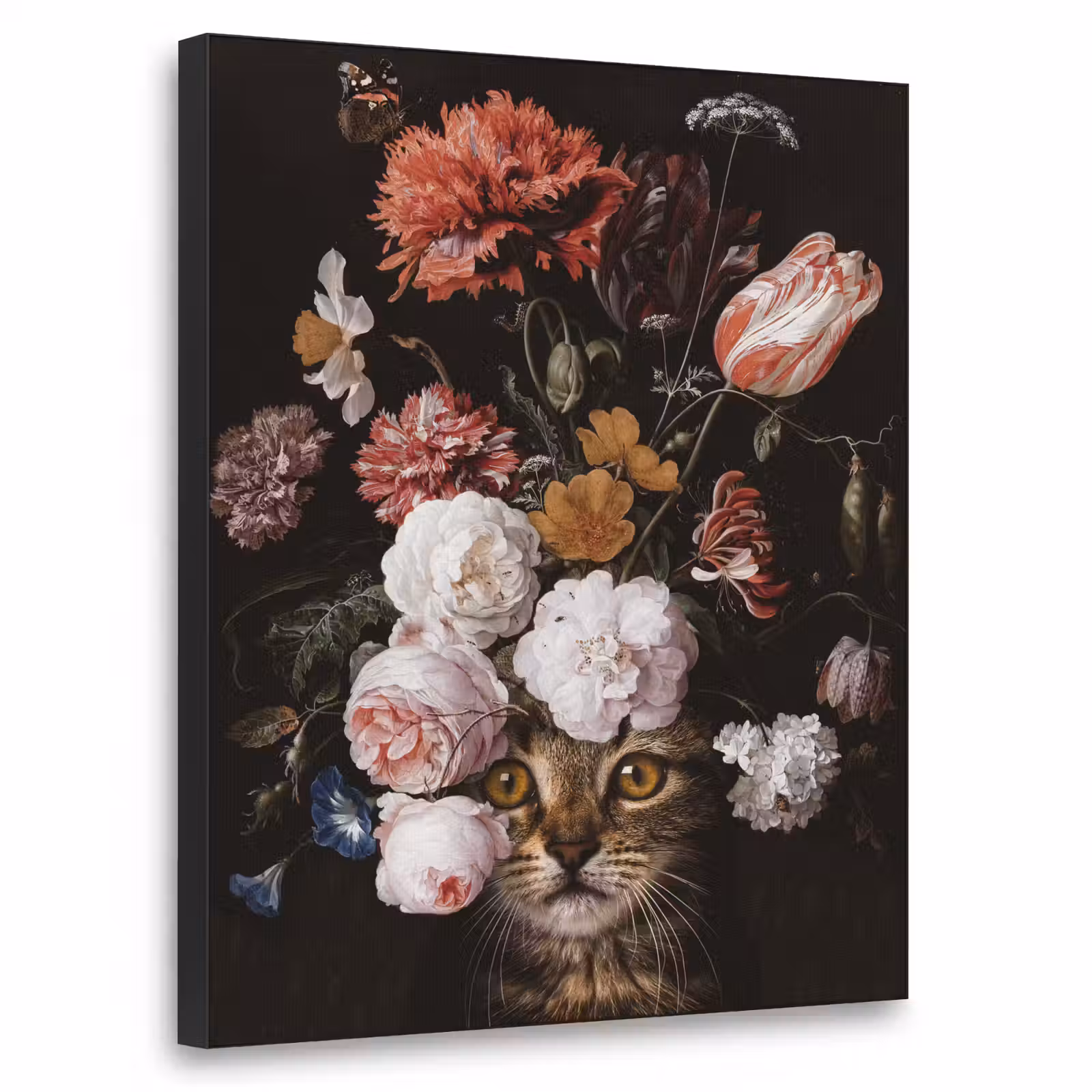 Art Frame - Stilleven met bloemen - Jan Davidsz de Heem - Kat — 1