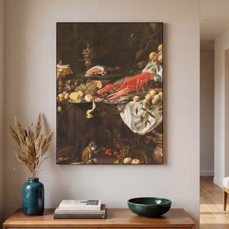 Art Frame - Pronkstilleven - Adriaen van Utrecht - Olieverf — 2
