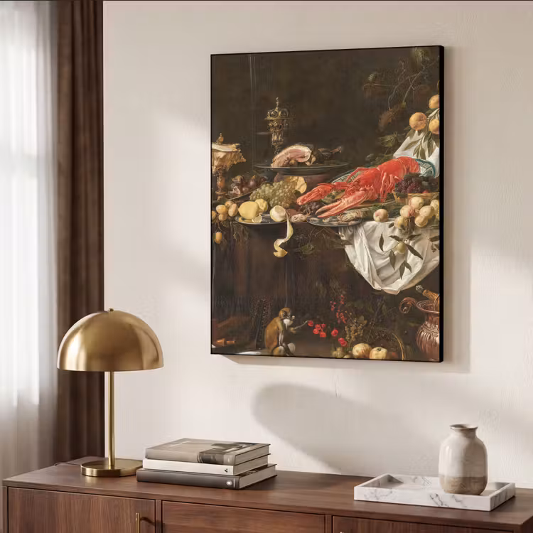 Art Frame - Pronkstilleven - Adriaen van Utrecht - Olieverf — 4