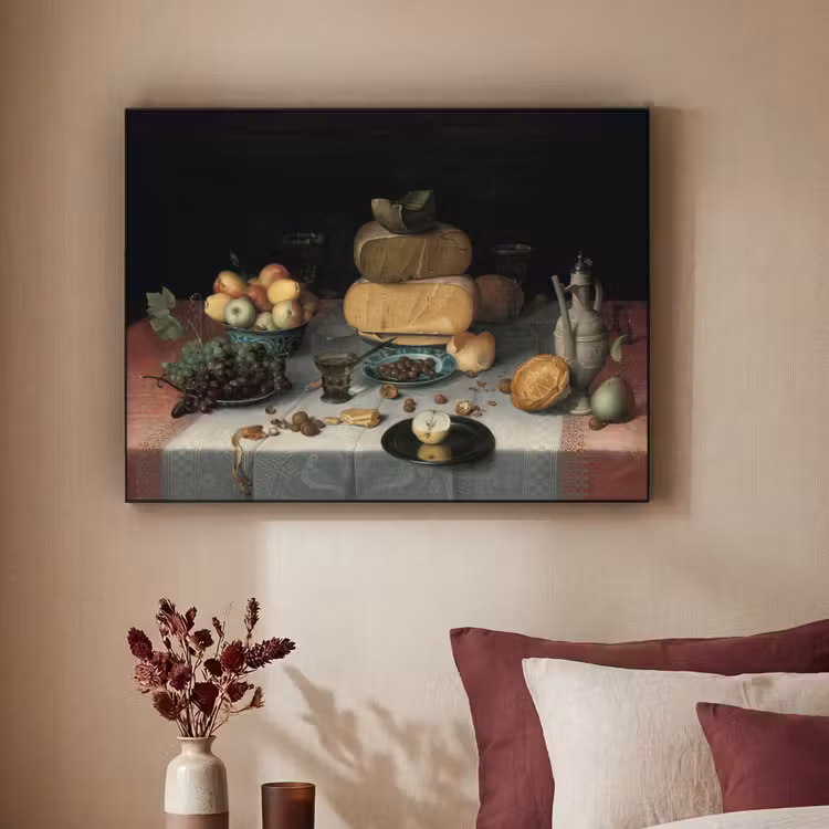Art Frame - Stilleven met kazen - Kunstwerk - Oude meesters — 2