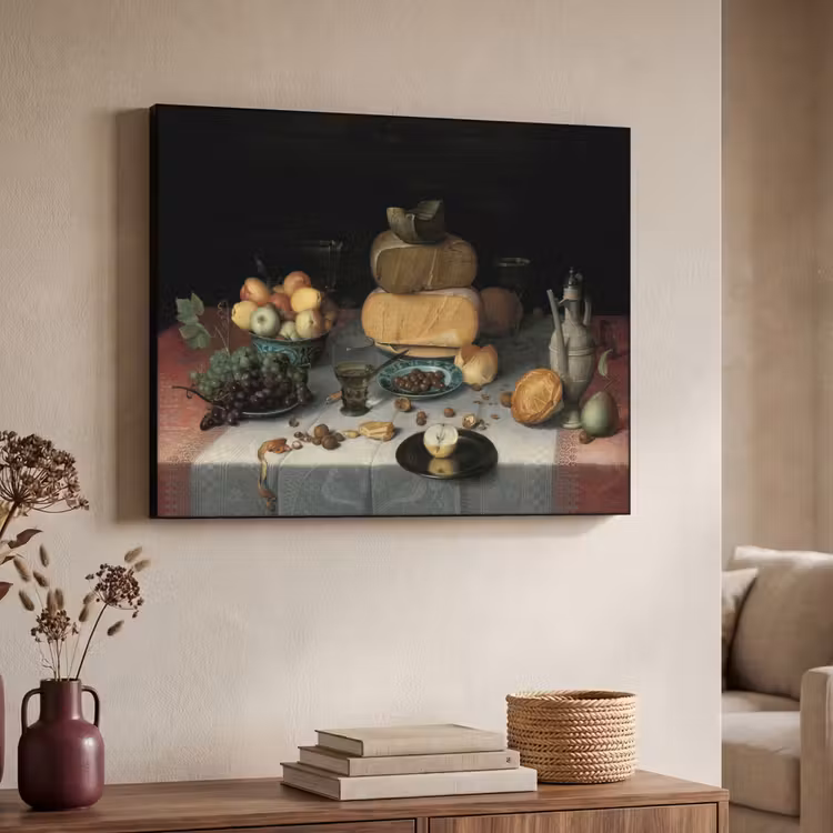 Art Frame - Stilleven met kazen - Kunstwerk - Oude meesters — 4