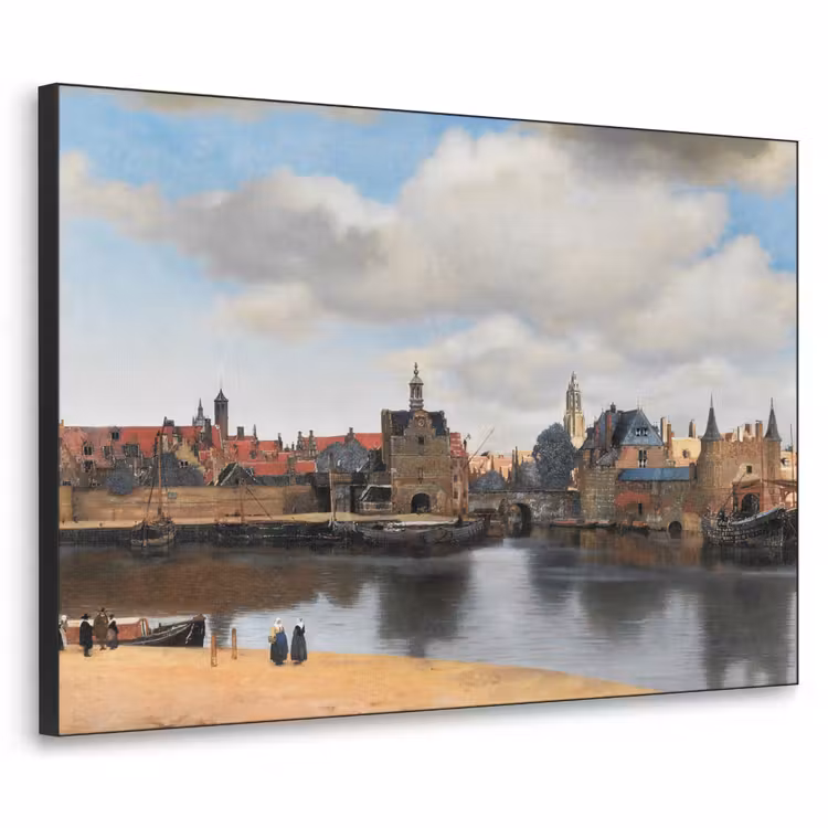 Art Frame - Vermeer - Stad - Oude meesters - Kunst — 1