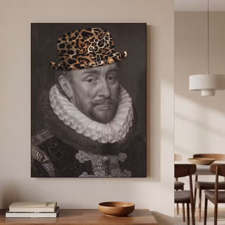 Art Frame - Willem van Oranje - Adriaen Thomasz - Panterprint — 3