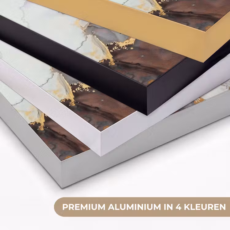 Art Frame - Rood - Marmer - Goud — 5