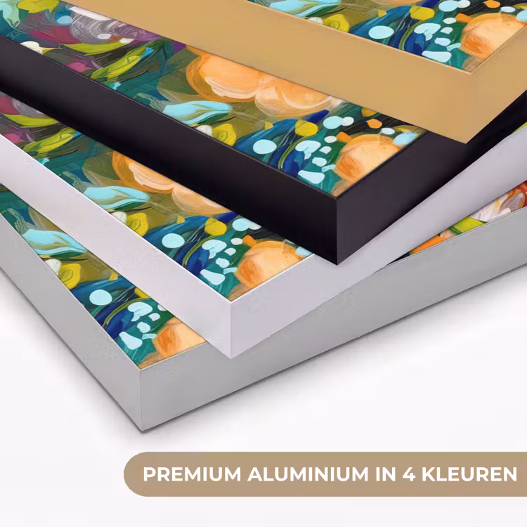 Art Frame - Schilderij - Olieverf - Bloemen - Regenboog — 5