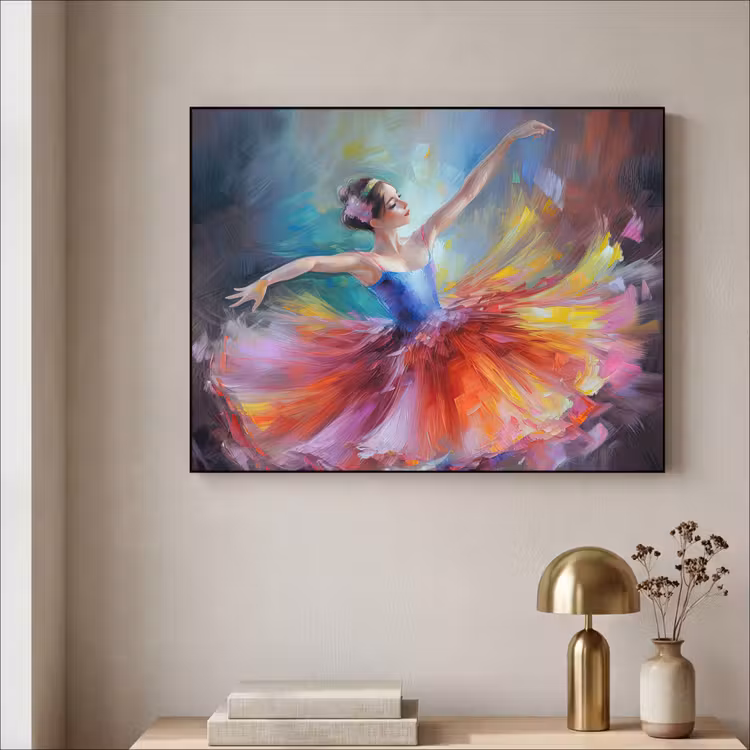 Art Frame - Schilderij - Olieverf - Dans - Ballerina — 3