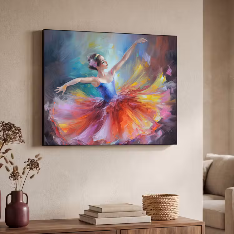 Art Frame - Schilderij - Olieverf - Dans - Ballerina — 4
