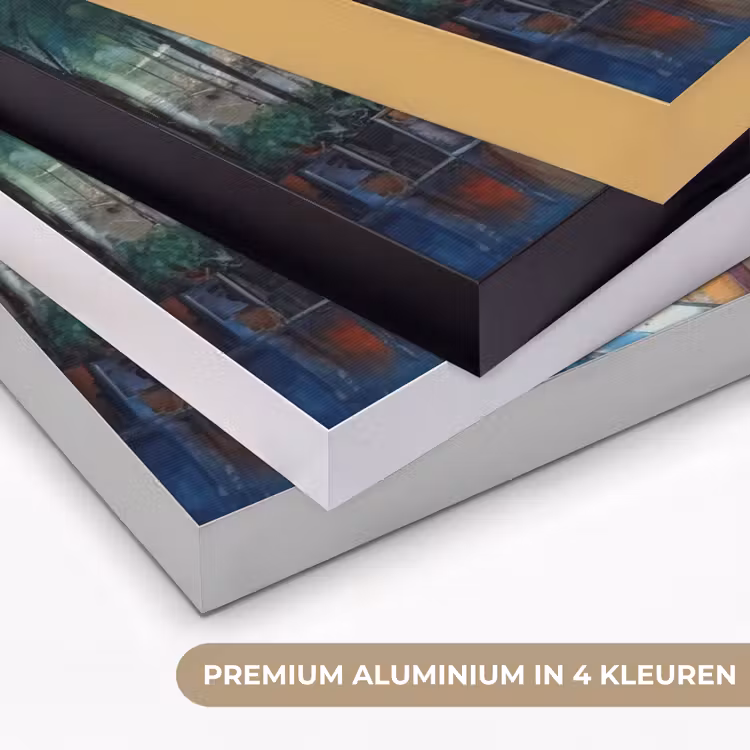 Art Frame - Straat - Olieverf - Kleurrijk - Stad — 5