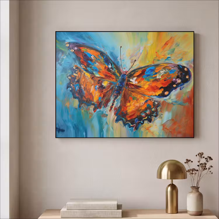 Art Frame - Vlinder - Kleuren - Kunst - Schilderij — 3