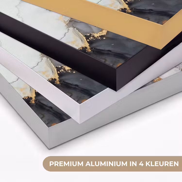 Art Frame - Zwart - Marmer - Luxe - Goud — 5