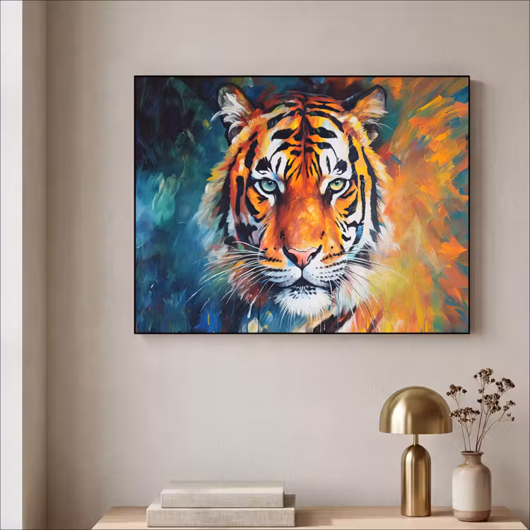 Art Frame - Tijger - Dieren - Olieverf - Kunst — 3