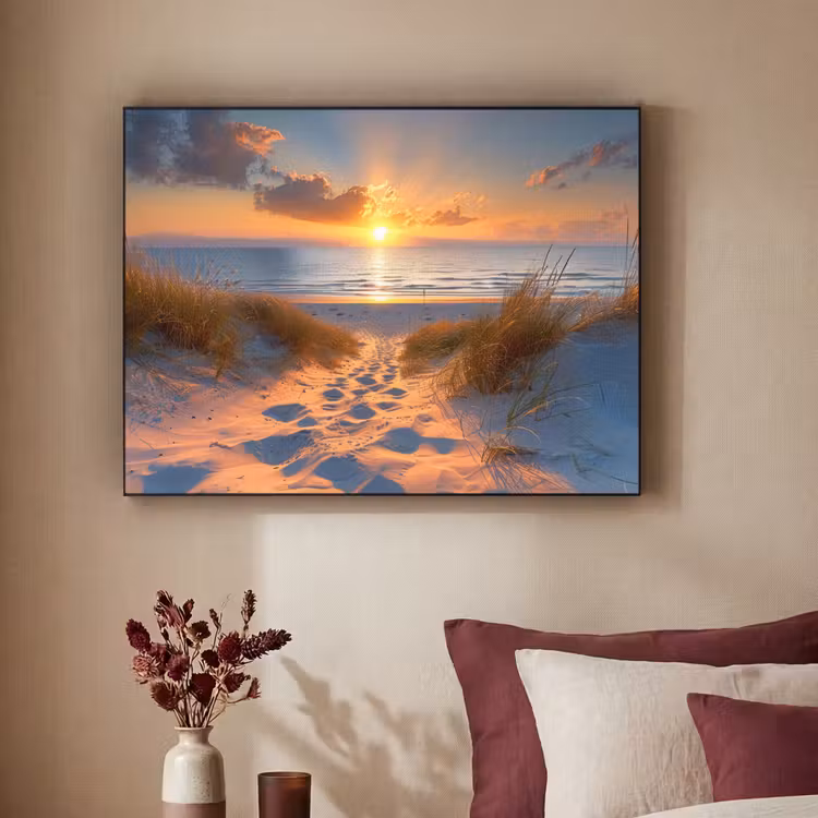 Art Frame - Zonsondergang - Duinen - Strand - Zee — 2