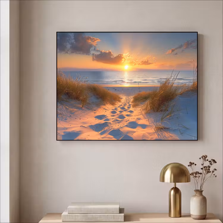 Art Frame - Zonsondergang - Duinen - Strand - Zee — 3