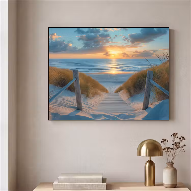 Art Frame - Zonsondergang - Strand - Zomer - Landschap — 3