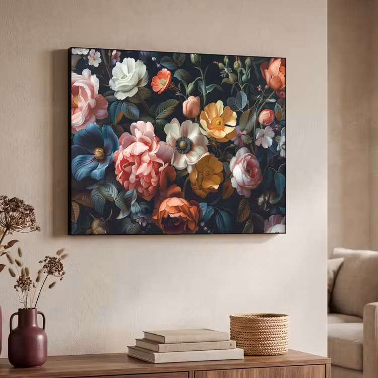 Art Frame - Vintage - Kleurrijk - Bloemen - Modern — 4
