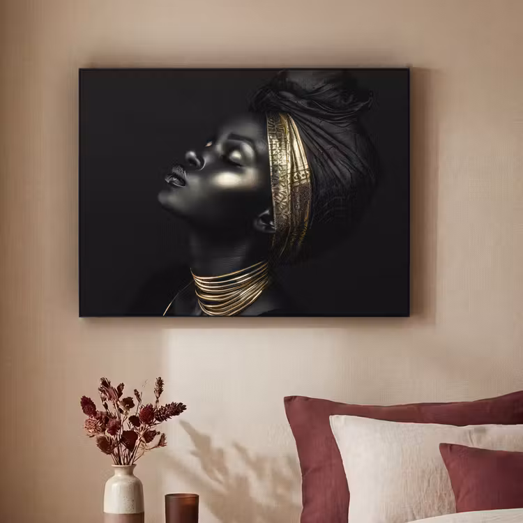 Art Frame - Vrouw - Goud - Portret - Modern — 2