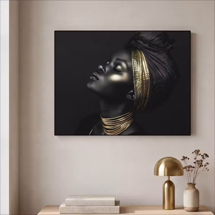 Art Frame - Vrouw - Goud - Portret - Modern — 3