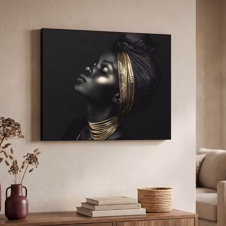 Art Frame - Vrouw - Goud - Portret - Modern — 4