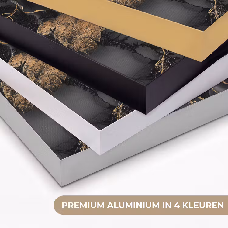 Art Frame - Rozen - Zwart - Bloemen - Goud — 5
