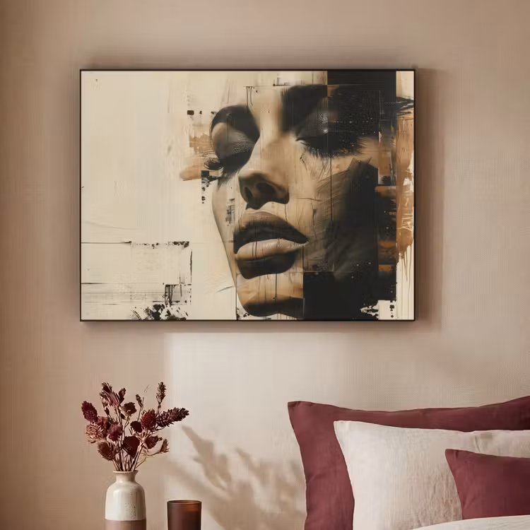 Art Frame - Vrouw - Gezicht - Abstract - Kunst — 2