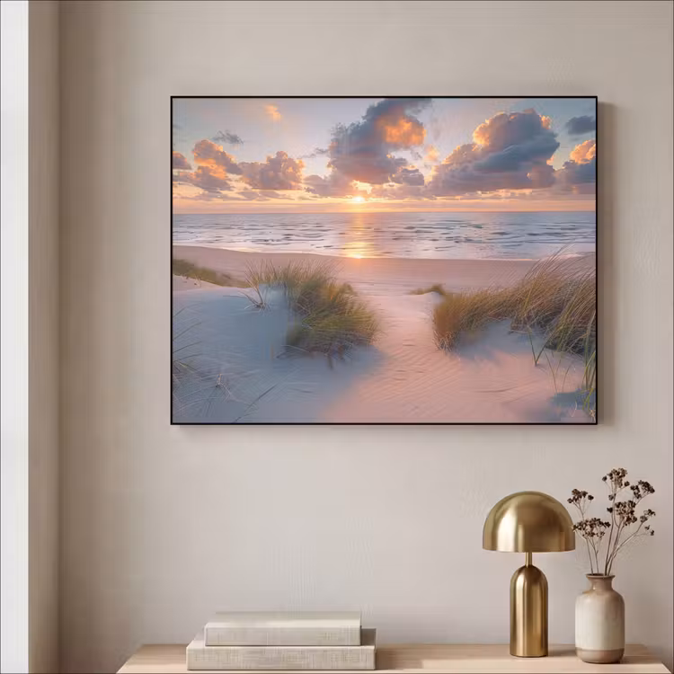 Art Frame - Zonsondergang - Zee - Strand - Duinen - Natuur — 3