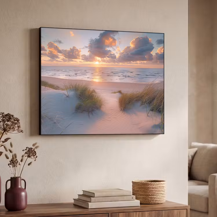Art Frame - Zonsondergang - Zee - Strand - Duinen - Natuur — 4