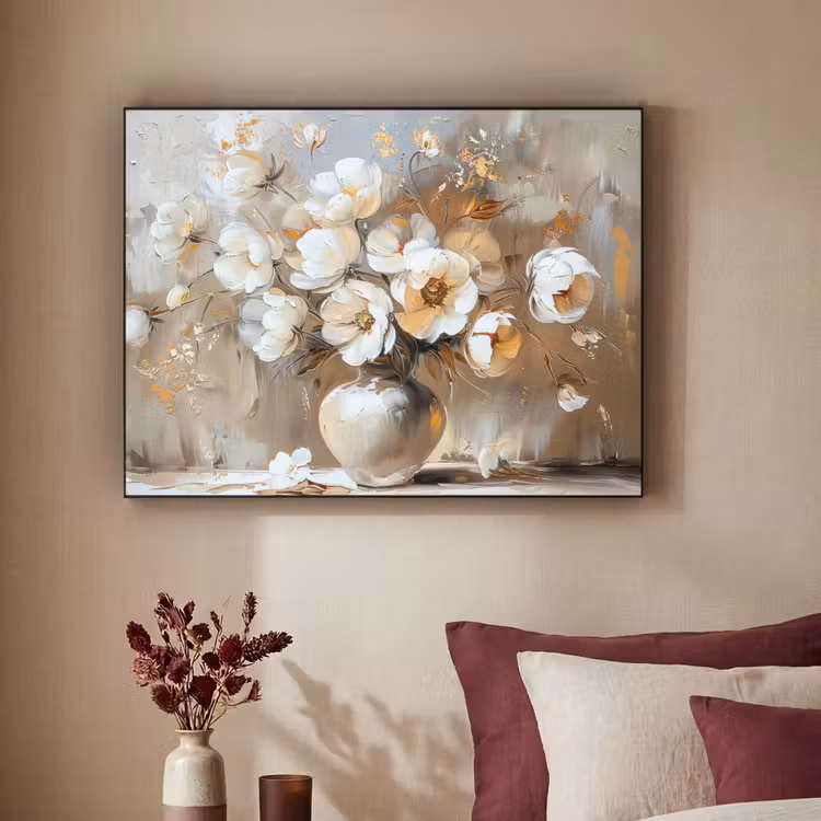 Art Frame - Vaas - Bloemen - Kunst - Goud — 2