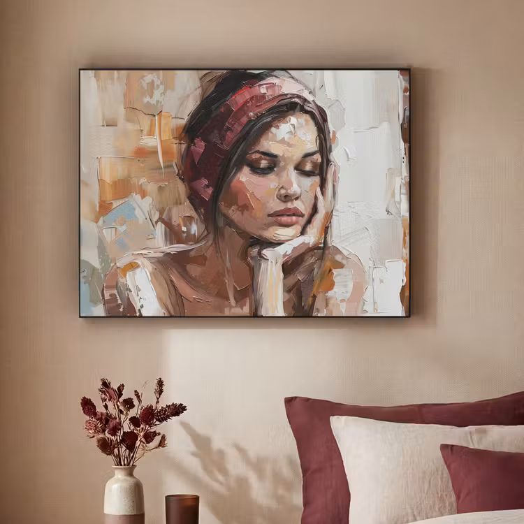 Art Frame - Vrouw - Verflook - Portret - Modern — 2
