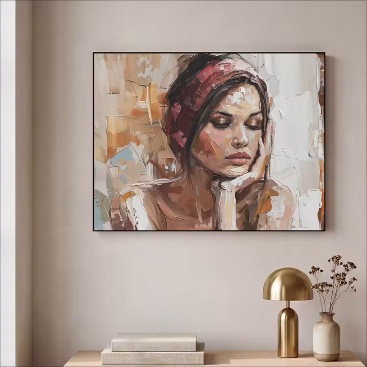 Art Frame - Vrouw - Verflook - Portret - Modern — 3