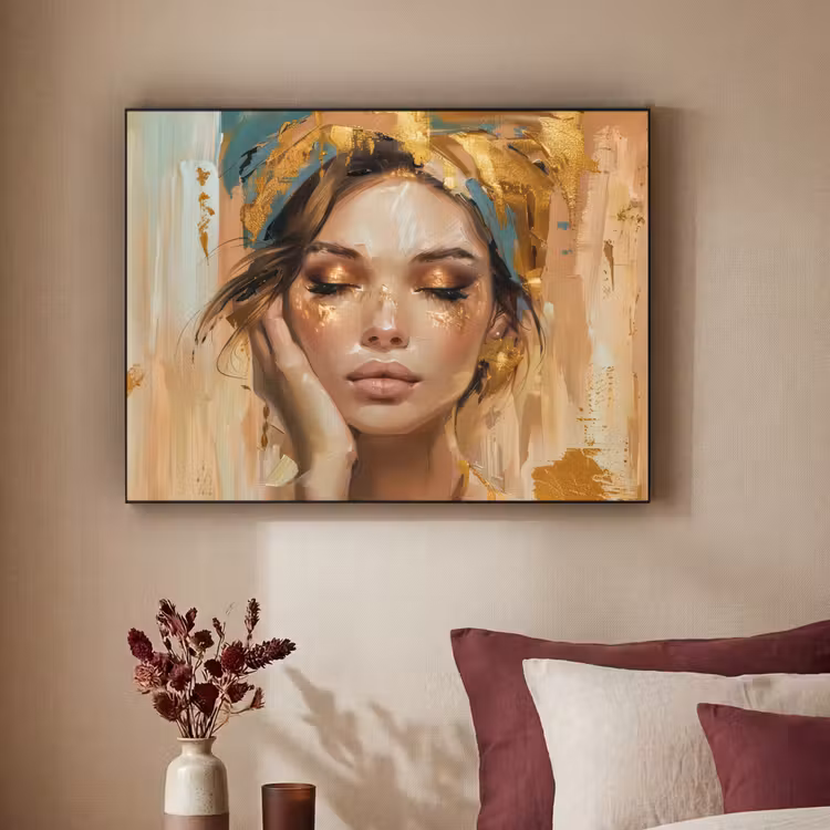 Art Frame - Vrouwen - Portret - Luxe - Goud — 2