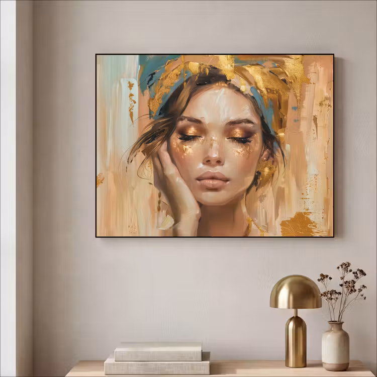 Art Frame - Vrouwen - Portret - Luxe - Goud — 3