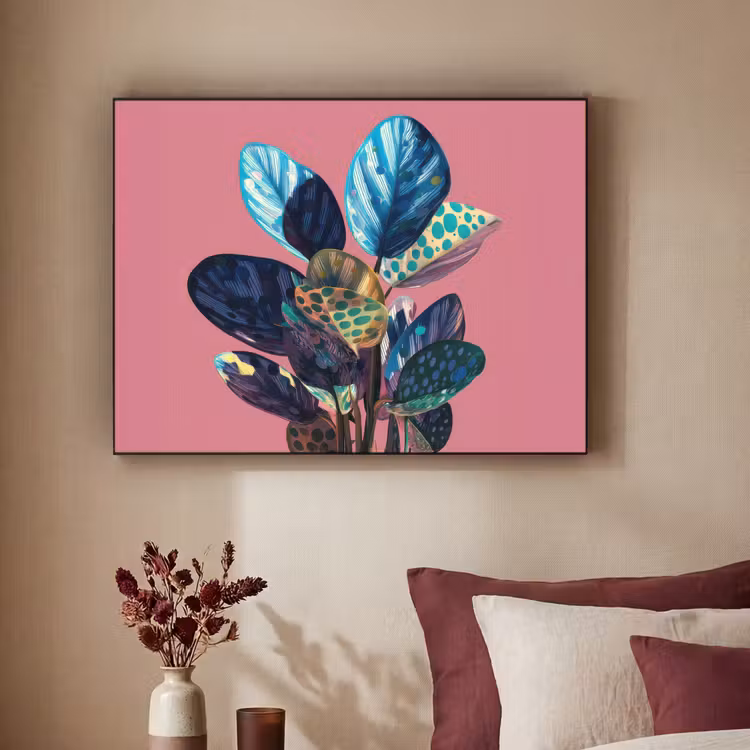 Art Frame - Plant - Bladeren - Stippen - Abstract — 2