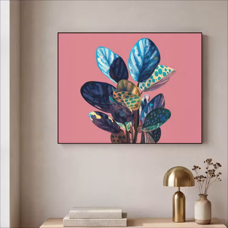Art Frame - Plant - Bladeren - Stippen - Abstract — 3