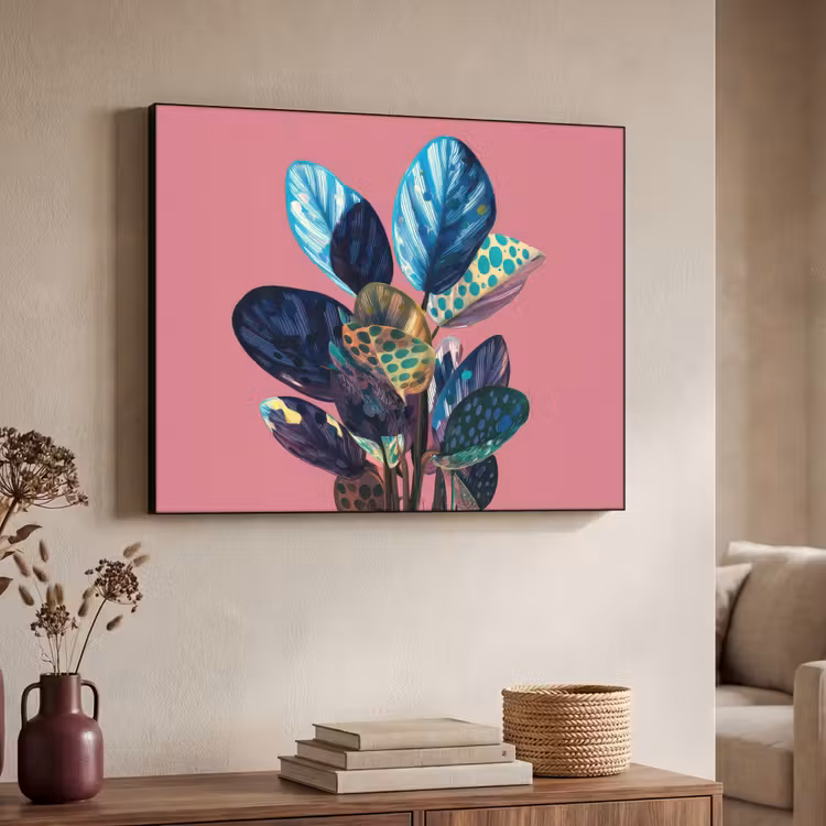 Art Frame - Plant - Bladeren - Stippen - Abstract — 4