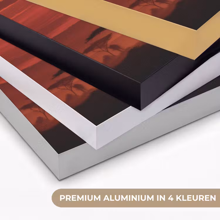 Art Frame - Savanne - Olifanten - Zonsondergang — 5