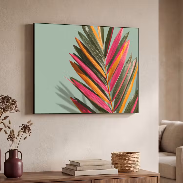 Art Frame - Tak - Bladeren - Kleurrijk - Schaduw — 4
