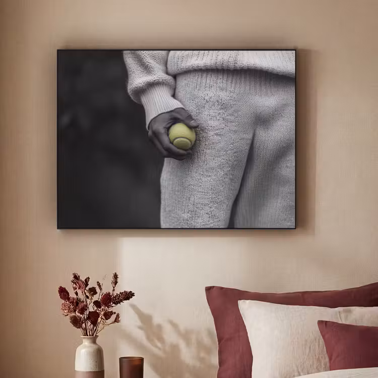 Art Frame - Tennisbal - Zwart - Wit — 2