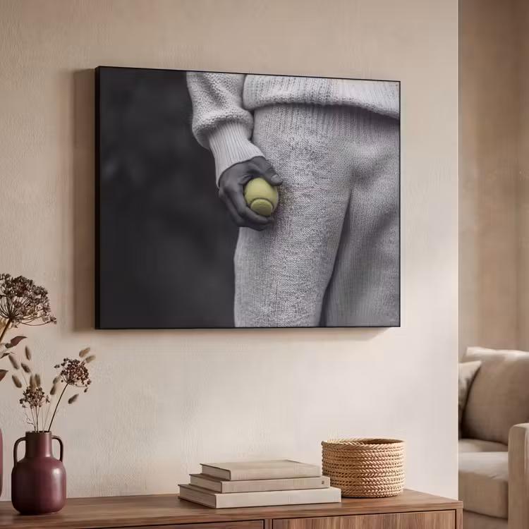 Art Frame - Tennisbal - Zwart - Wit — 4