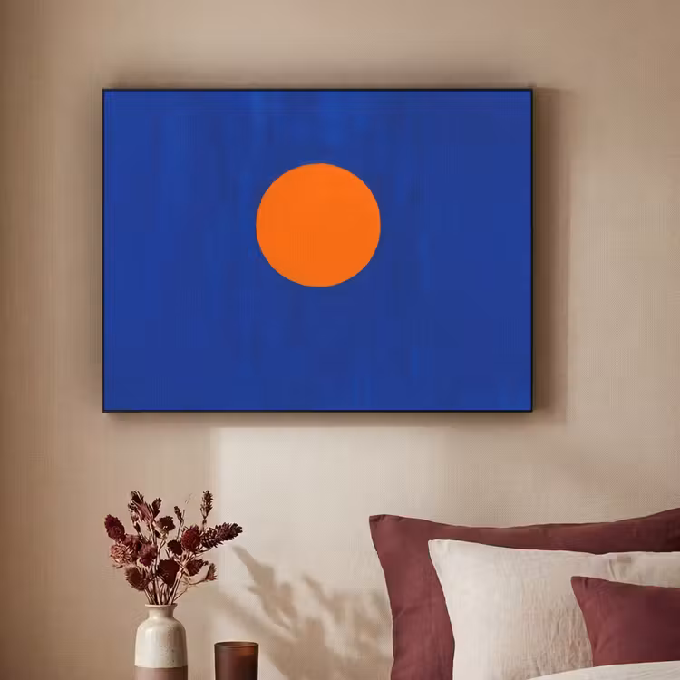 Art Frame - Vorm - Rond - Minimalistisch - Blauw — 2