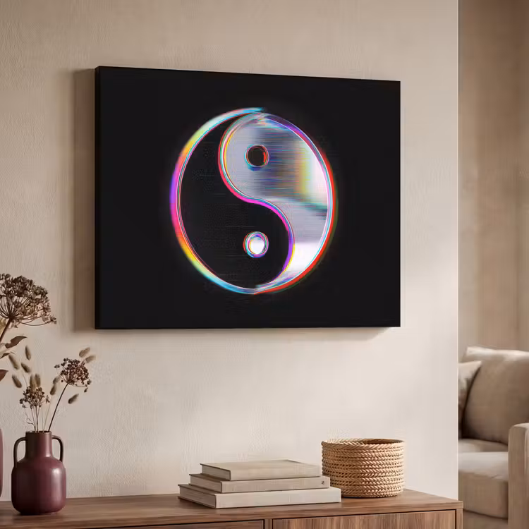 Art Frame - Yin-Yang - Cirkel - Regenboog — 4