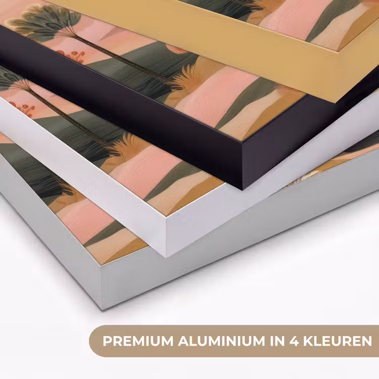 Art Frame - Roze landschap - Palmen - Water — 5
